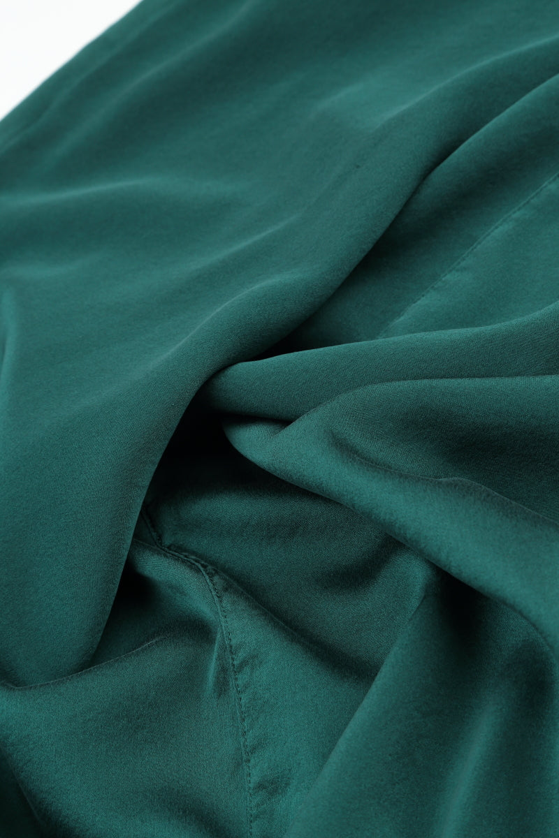 Sleeveless Emerald Silk Top 5
