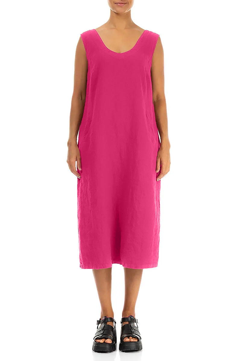 fuchsia linen dress Soft V-Neck – grizas.com and everyday wearability Color:Ocean-Blue 5 ingredient Creamy, Ranch flared kurta with pants