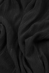 Straight Black Silk Viscose Trousers 4