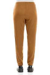 Aged Copper Silk Leggings 2