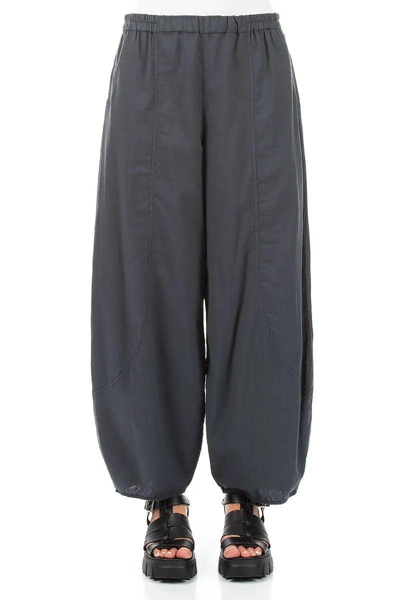 Taper Graphite Cotton Trousers 1