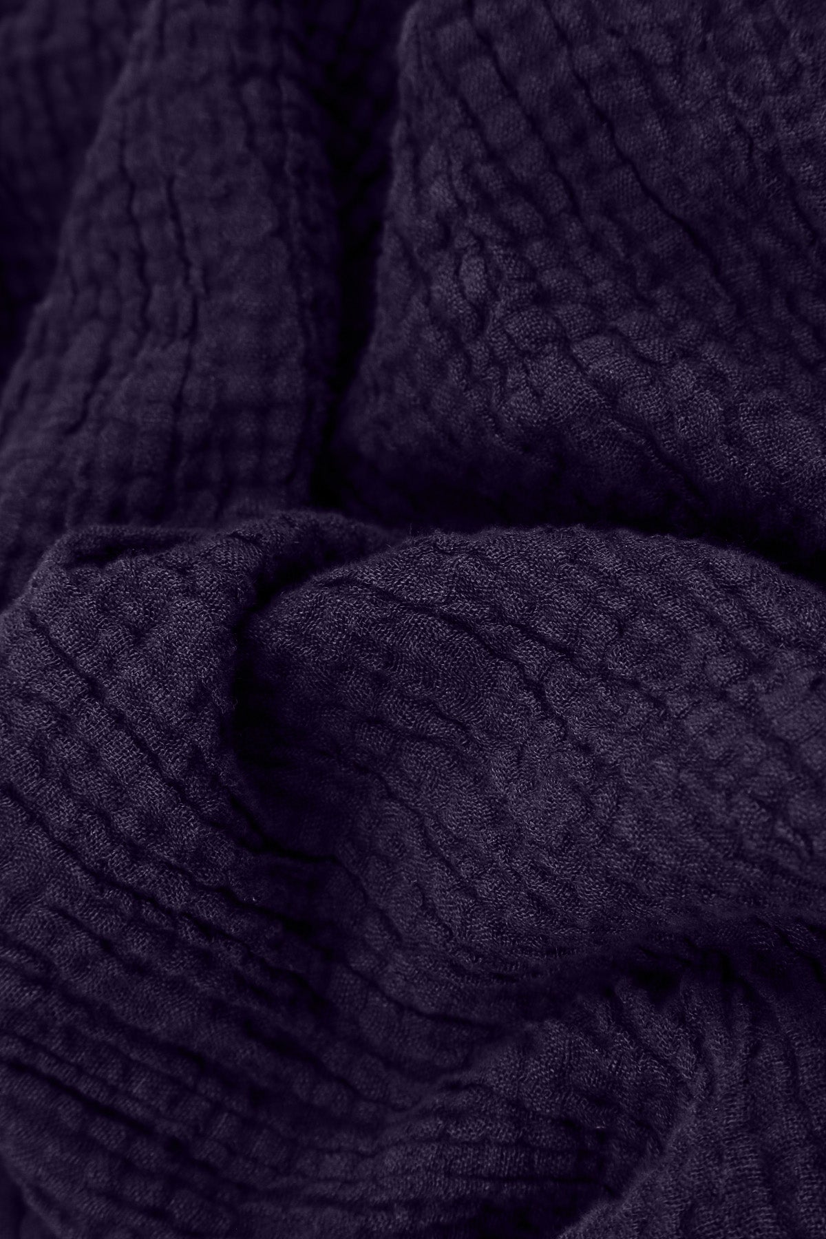 Twin Pockets Royal Purple Textured Linen Tunic 5