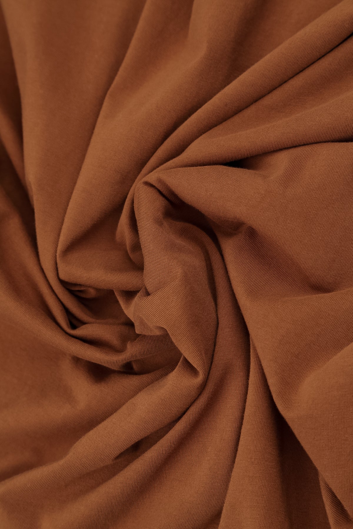 V-Neck Aged Copper Cotton Dress 5