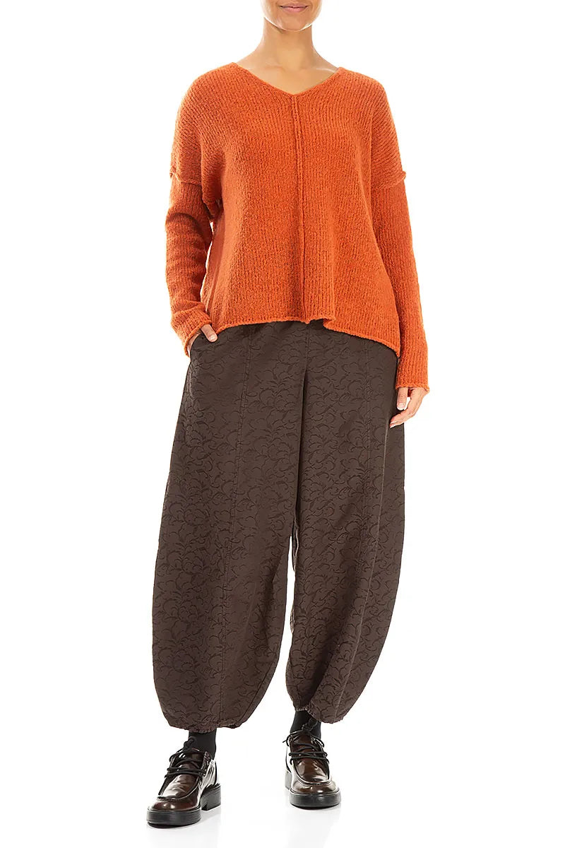 V-Neck Ember Wool Sweater 4