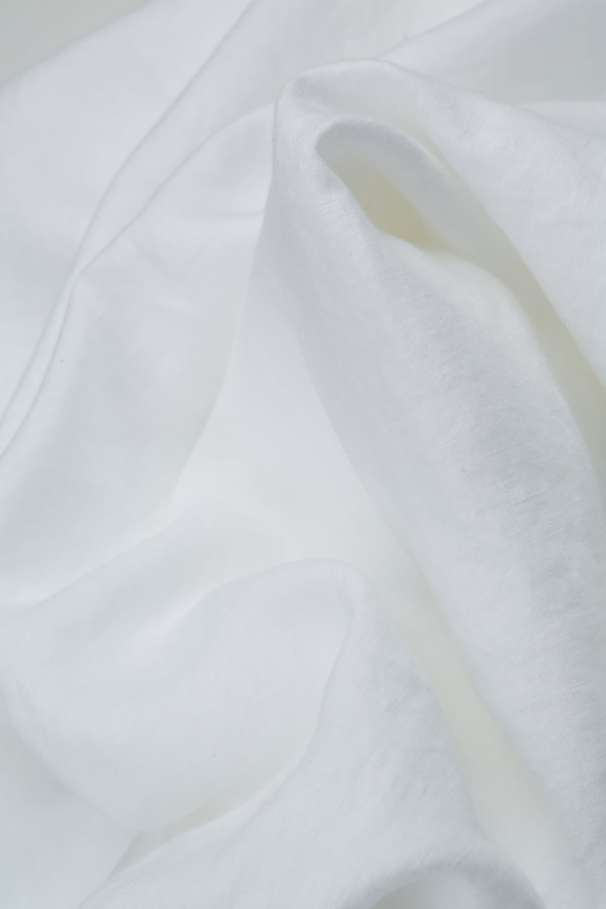 V-Neck White Pintuck Linen Dress 5