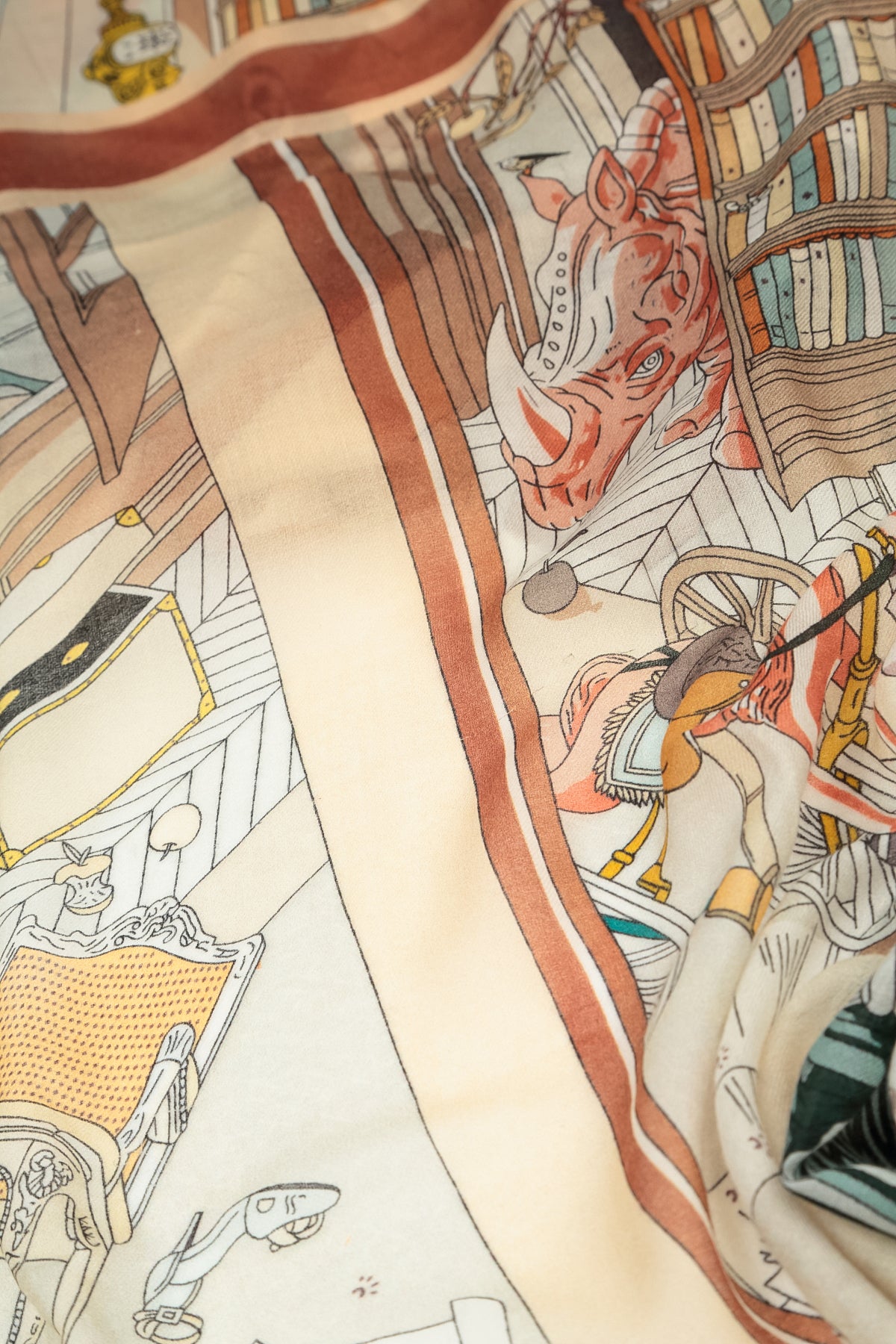 Western Reverie Cashmere Silk Scarf