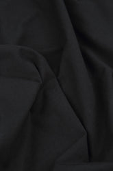 Wide Black Cotton Dress 5