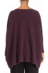 Wide Boxy Mulberry Wool Sweater 2