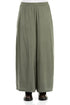 Wide Leg Forest Mist Silk Trousers 1