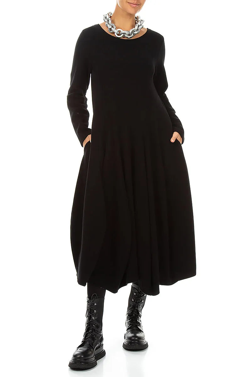 Wooden Loop Silver Chain Necklace 2