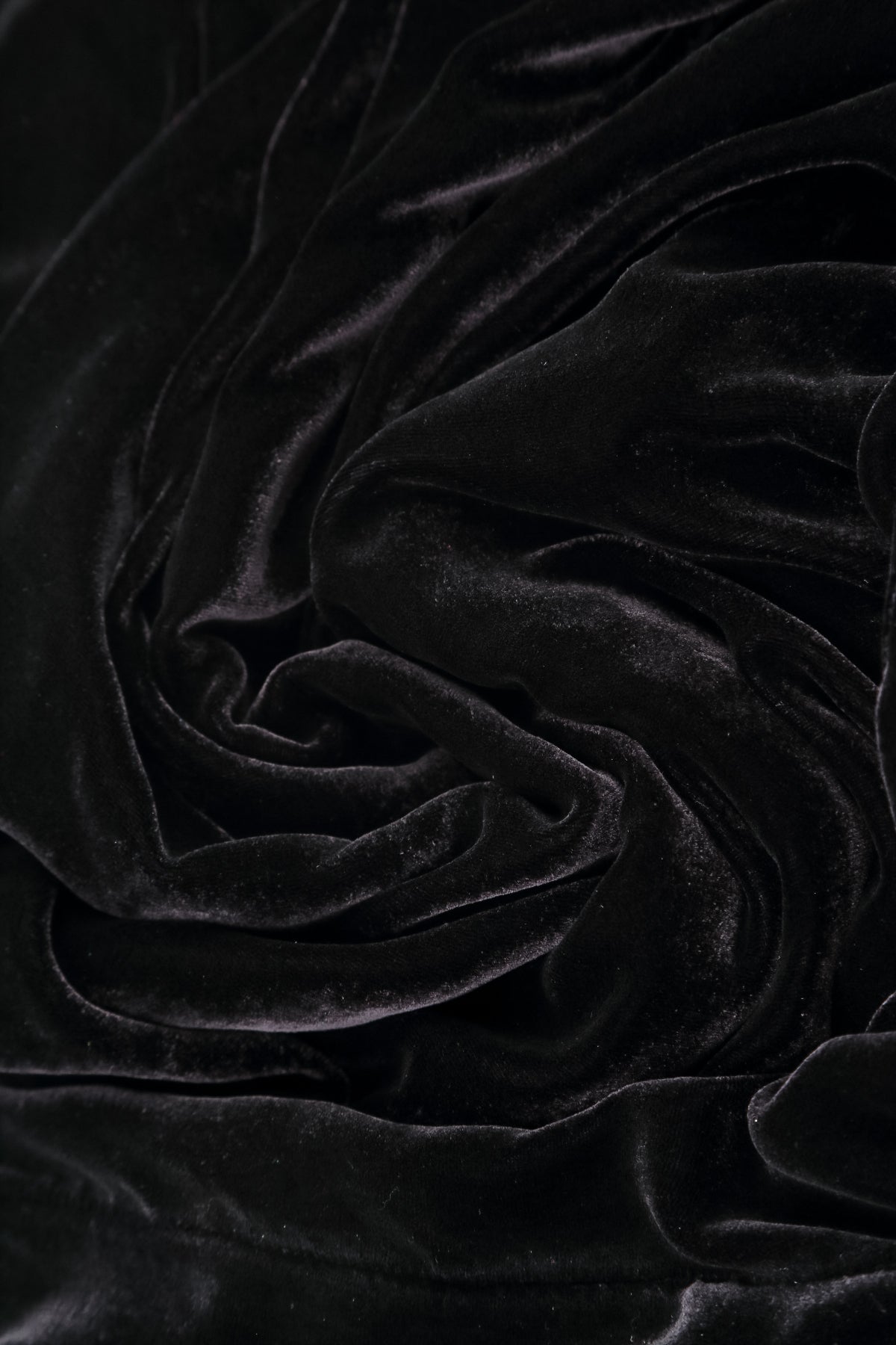 Minimal Button Slate Blue Silk Velvet Jacket 6