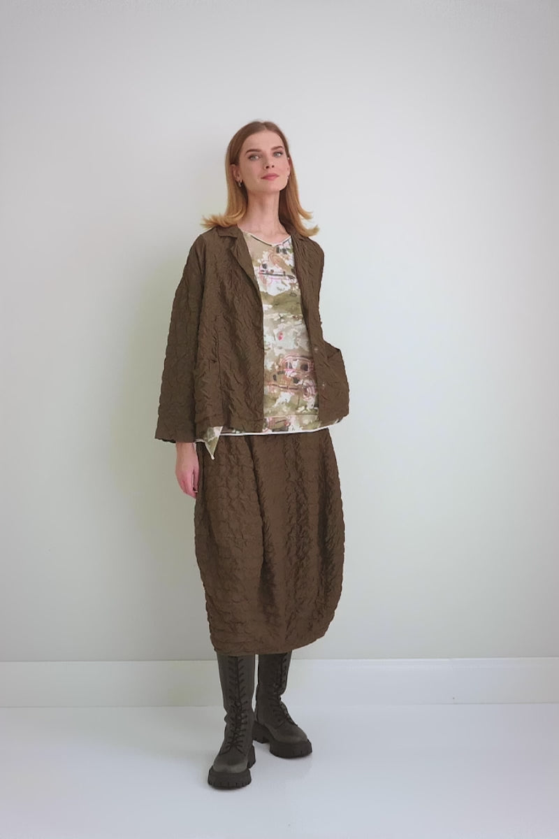 Raw Edge Retro Cotton Blouse 7