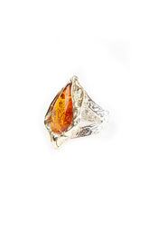 Amber Drop Ring 5