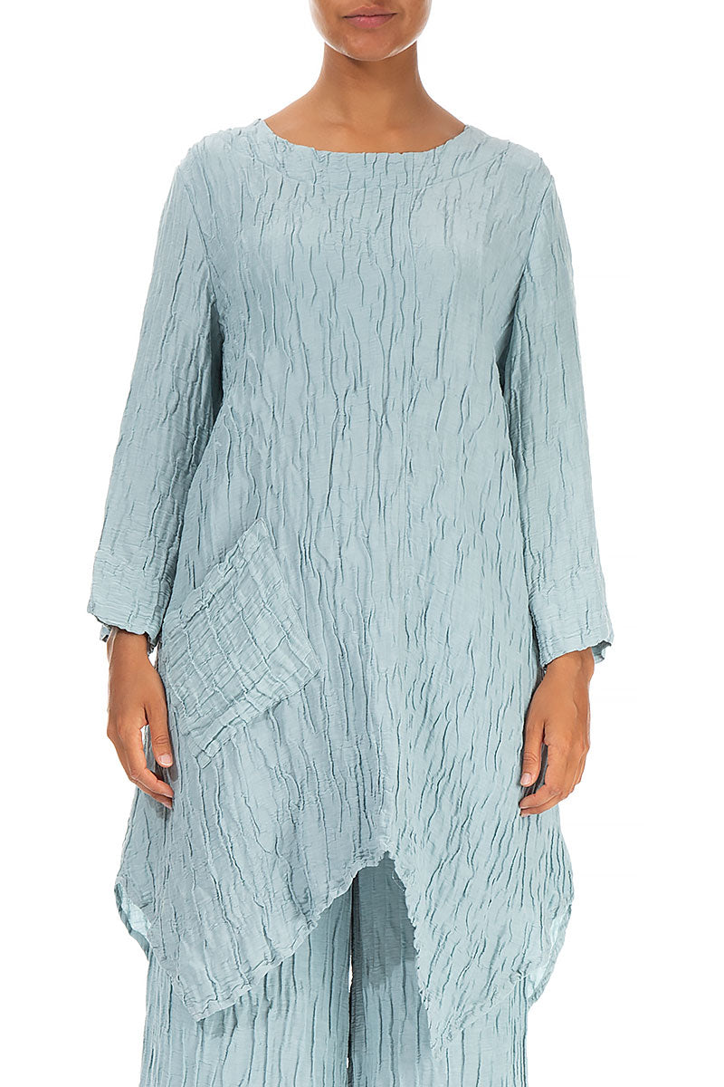 Crinkled Breeze Silk Linen Tunic 1