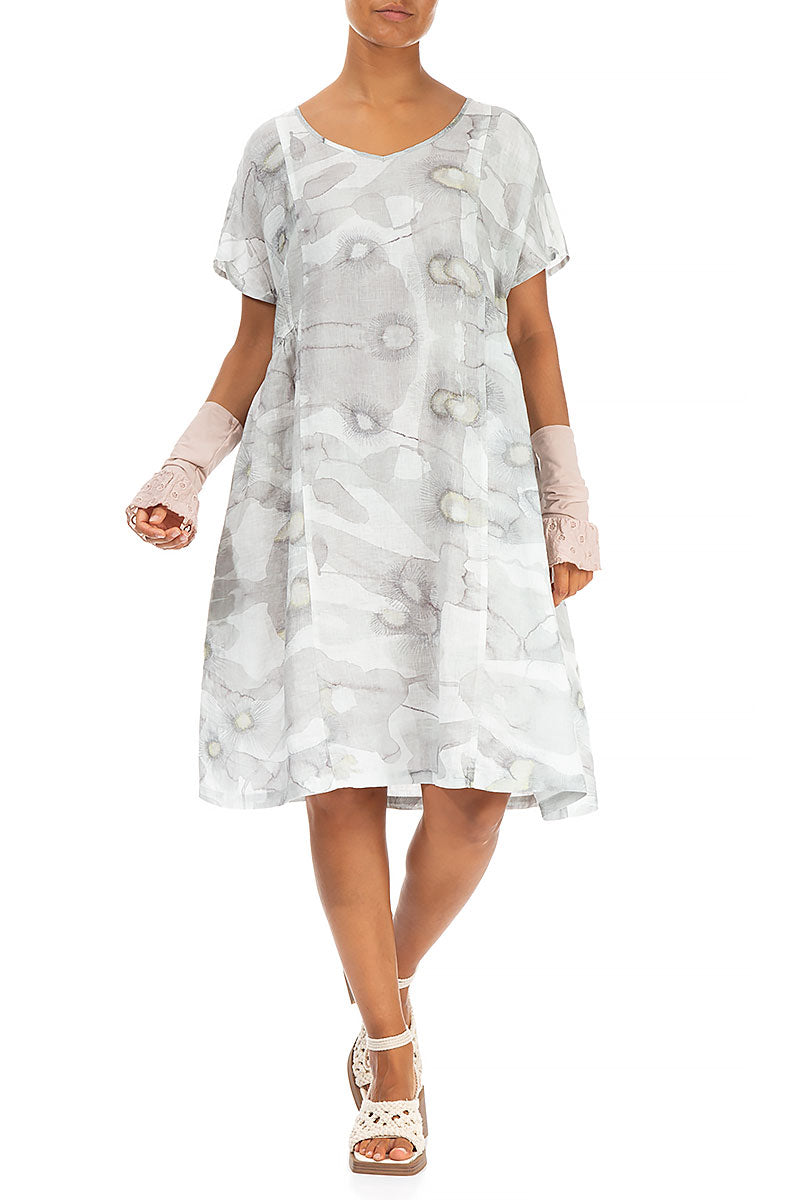 Embroidered Sand Beige Cotton Wristlets 2