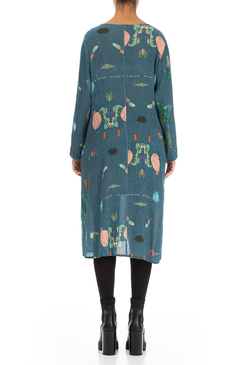 Fairy-Tale Midi Silk Viscose Dress 2