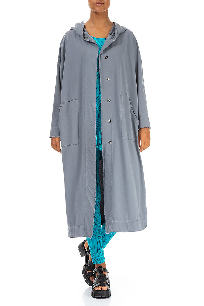Hooded Storm Grey Cotton Jacket 3