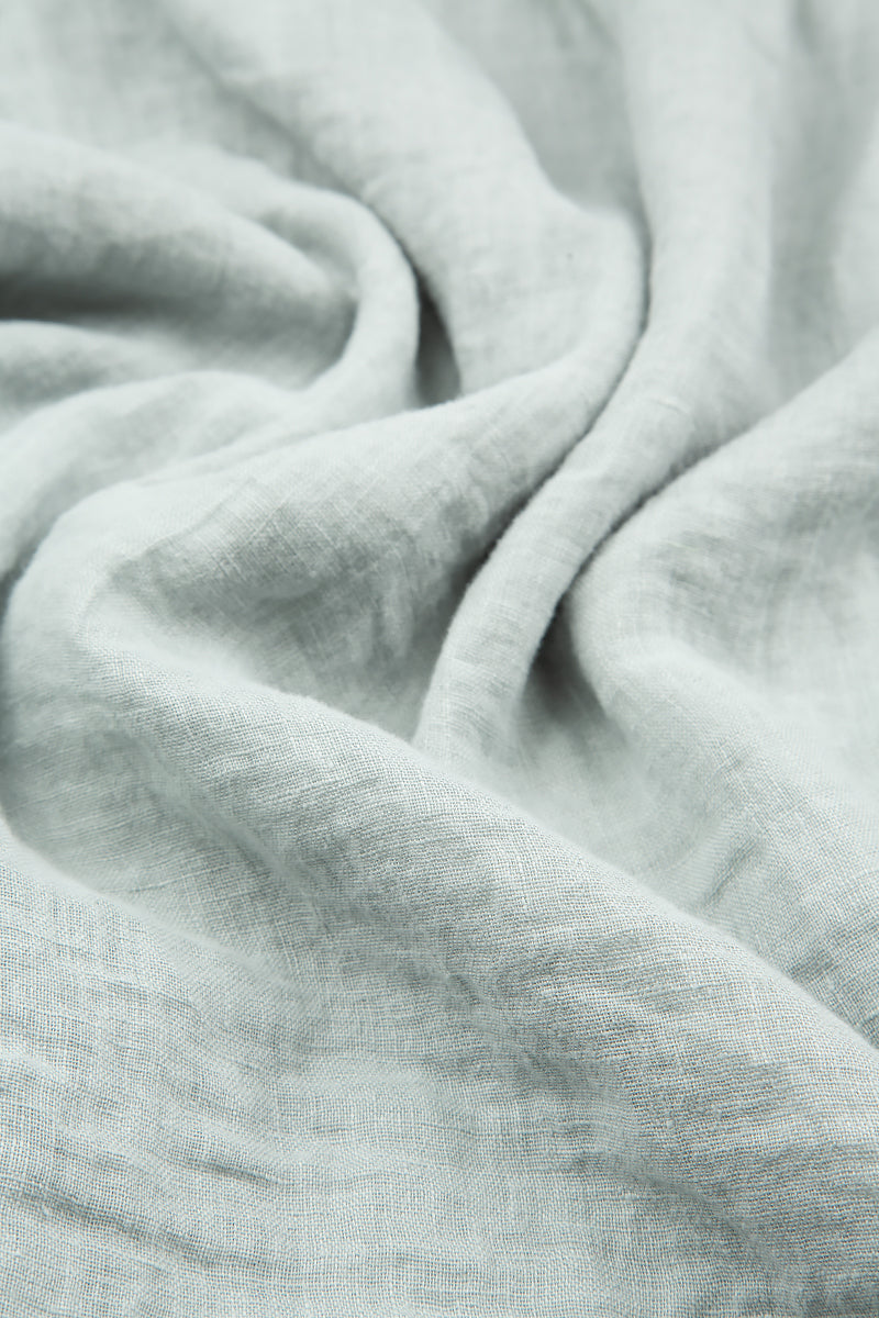 Side Pocket Sleeveless Light Grey Linen Tunic 5