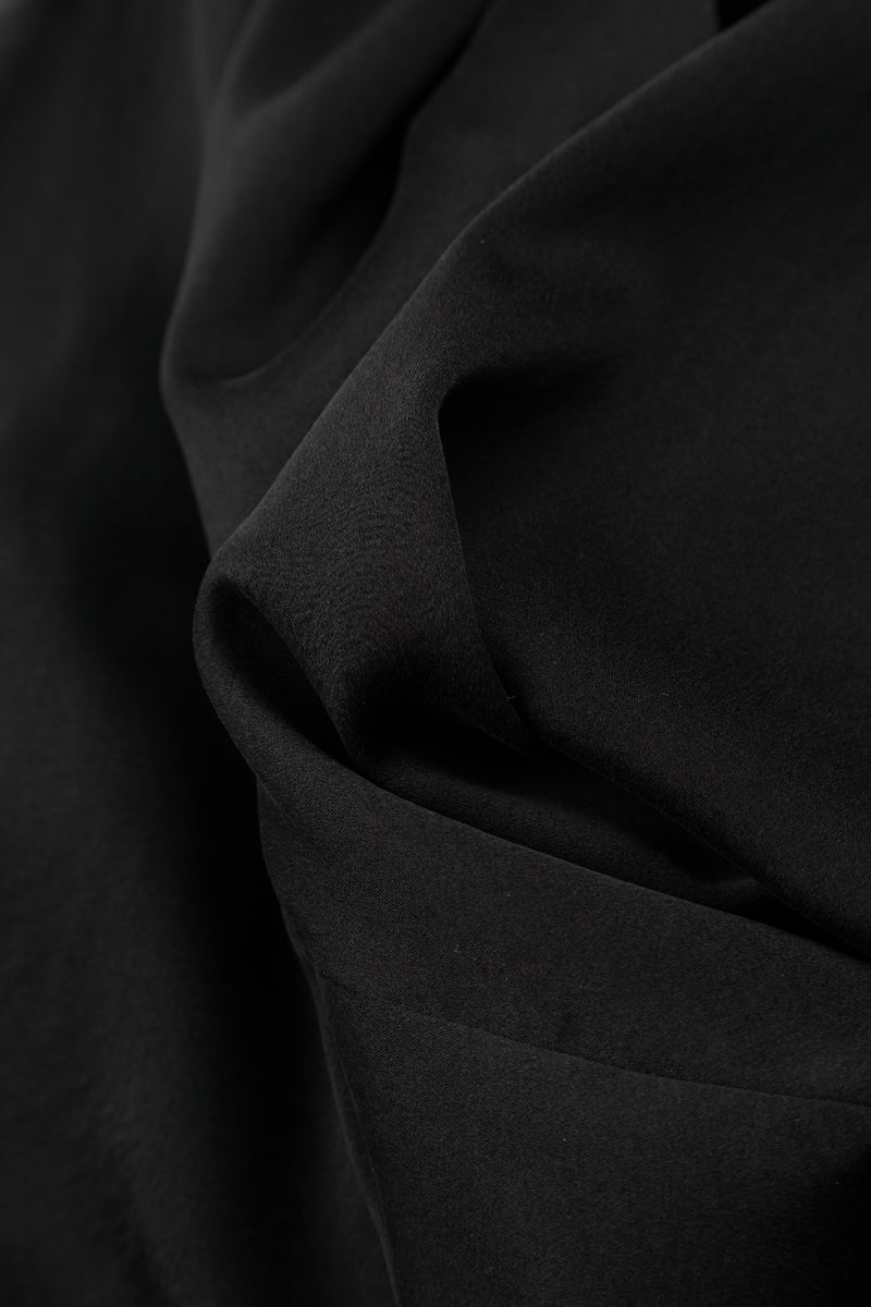 Sleeveless Black Silk Bamboo Top 5