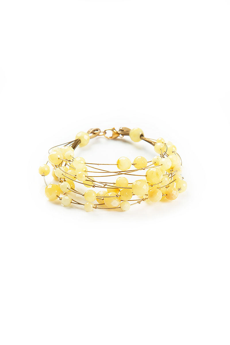 Sunrise Natural Amber Bead Bracelet 5