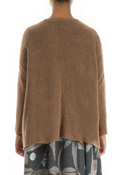 Two Pockets Caramel Wool Sweater 2