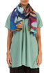 Abstract Silk Cotton Scarf 1