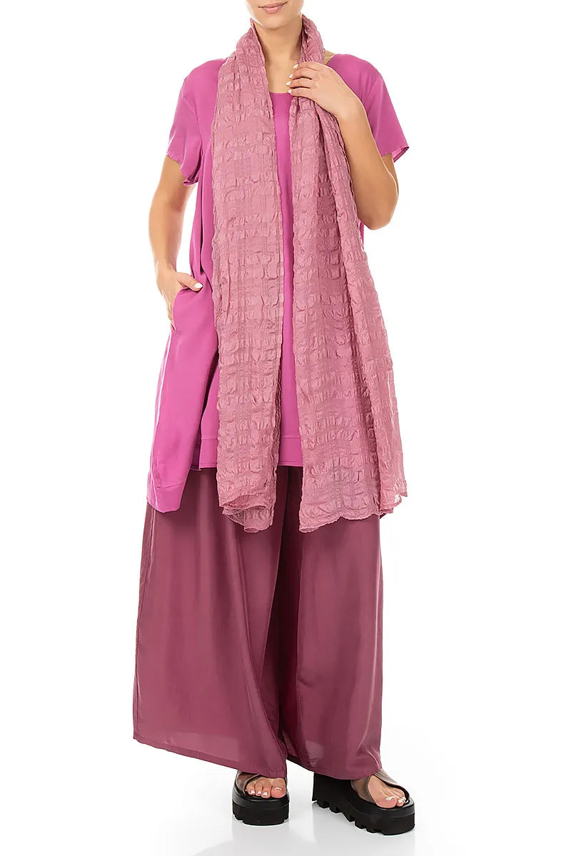 Antique Ruby Light Silk Scarf 2