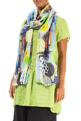 Artmaze Soft Gauze Linen Scarf 3