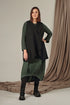 Asymmetric Black Plush Wool Cotton Gilet 1