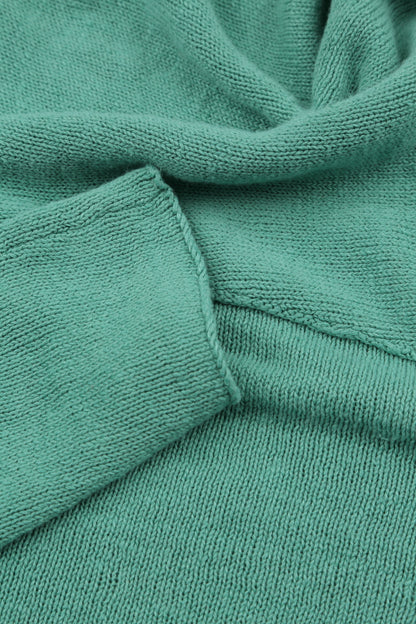 Einreihiger Leinen-Cardigan in Mint