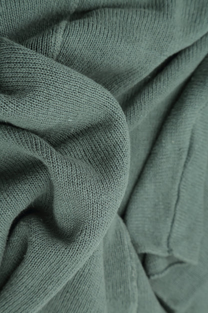 Boxy Sage Linen Cardigan 5