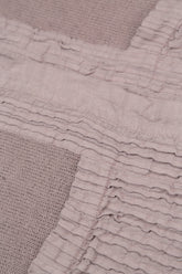 Pintuck Front Greige Linen Cardigan 5