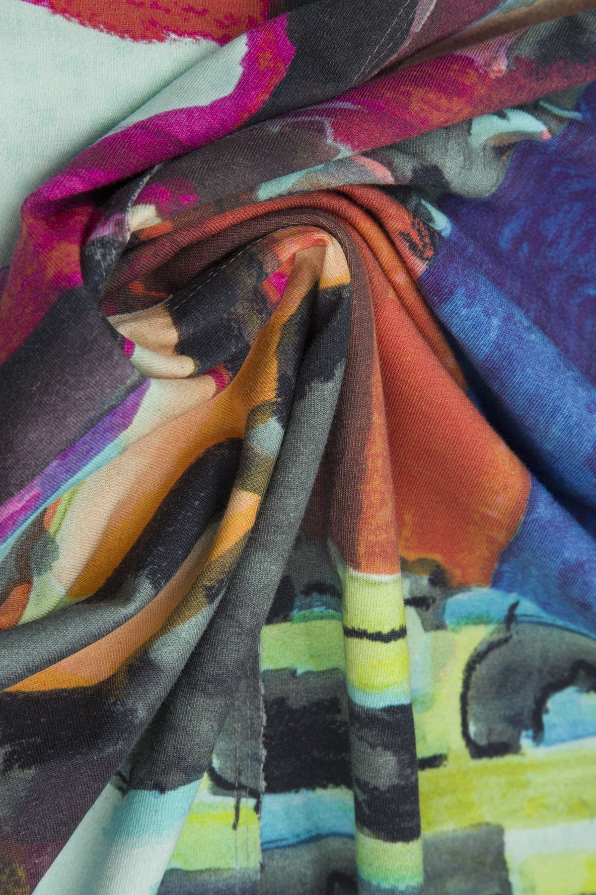 Balloon Abstract Cotton Dress 6