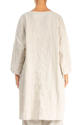 Balloon Artique Natural Linen Tunic Dress 2