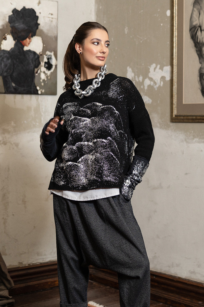 Balloon Charcoal Wool Trousers 9