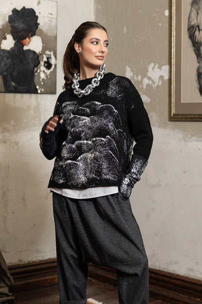 Balloon Charcoal Wool Trousers 9