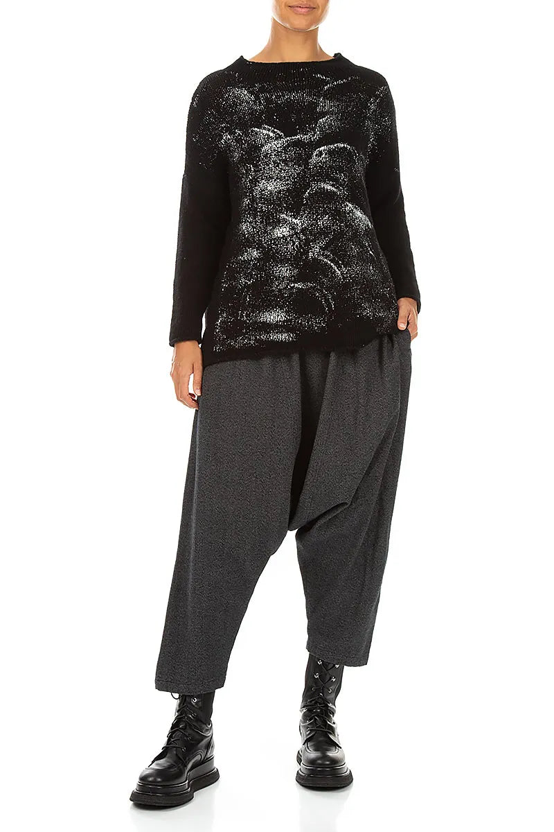 Balloon Charcoal Wool Trousers 4