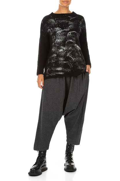 Balloon Charcoal Wool Trousers 4