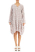 Balloon Cream Patterned Flowers Linen Tunic 1