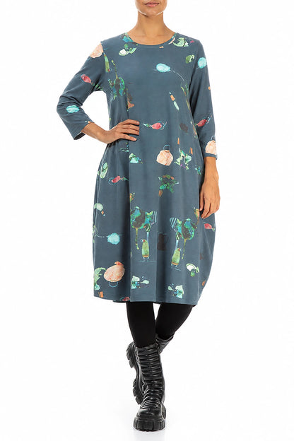 Ballon-Märchen-Baumwollkleid
