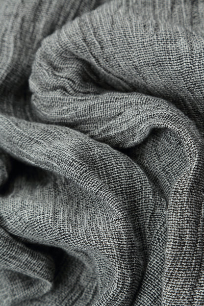 Balloon Grey Mélange Linen Dress 5