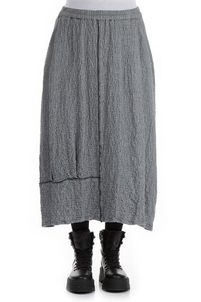 Balloon Grey Wool Skirt 1
