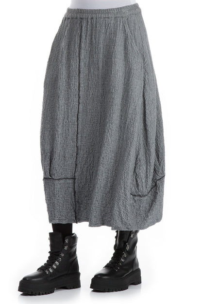 Balloon Grey Wool Skirt 3