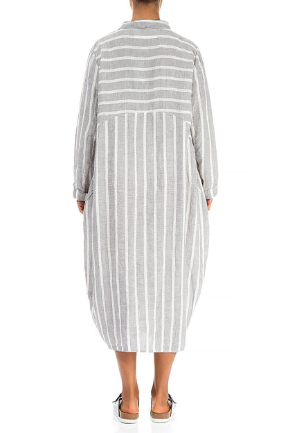 Balloon Light Striped Linen Jacket 2