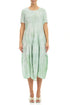 Balloon Liquid Sea Mist Crumpled Silk Dress 1