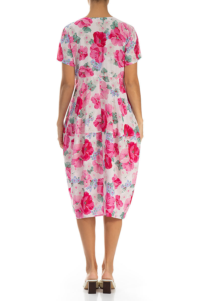 Balloon Peony Blossom Silk Bamboo Dress 2