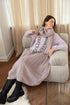 Balloon Pink Check Linen Dress 1