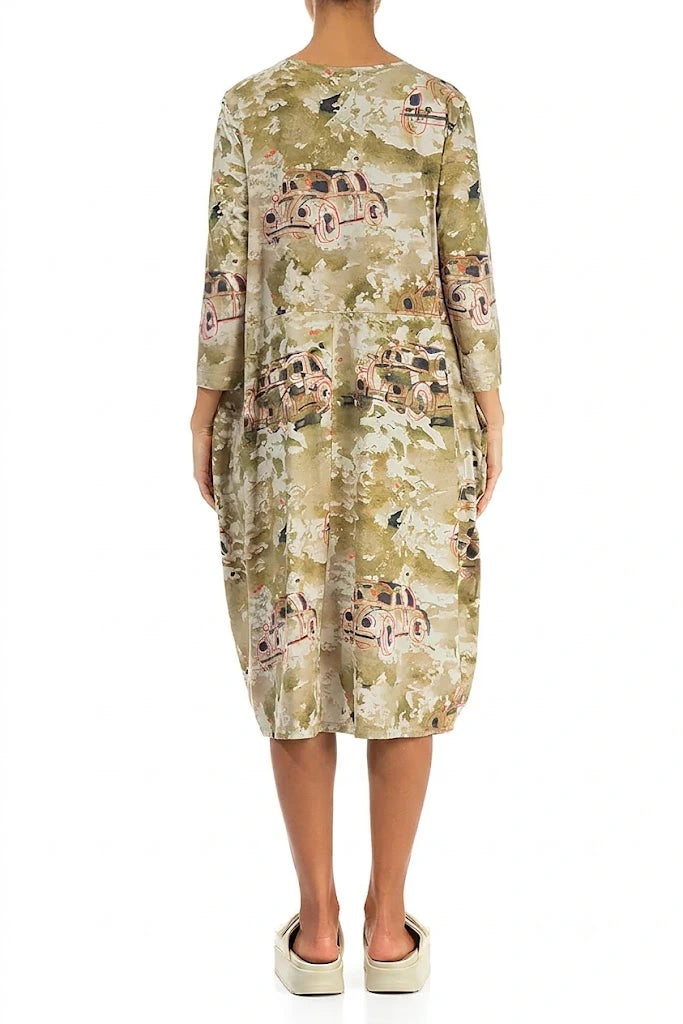 Balloon Retro Cotton Dress