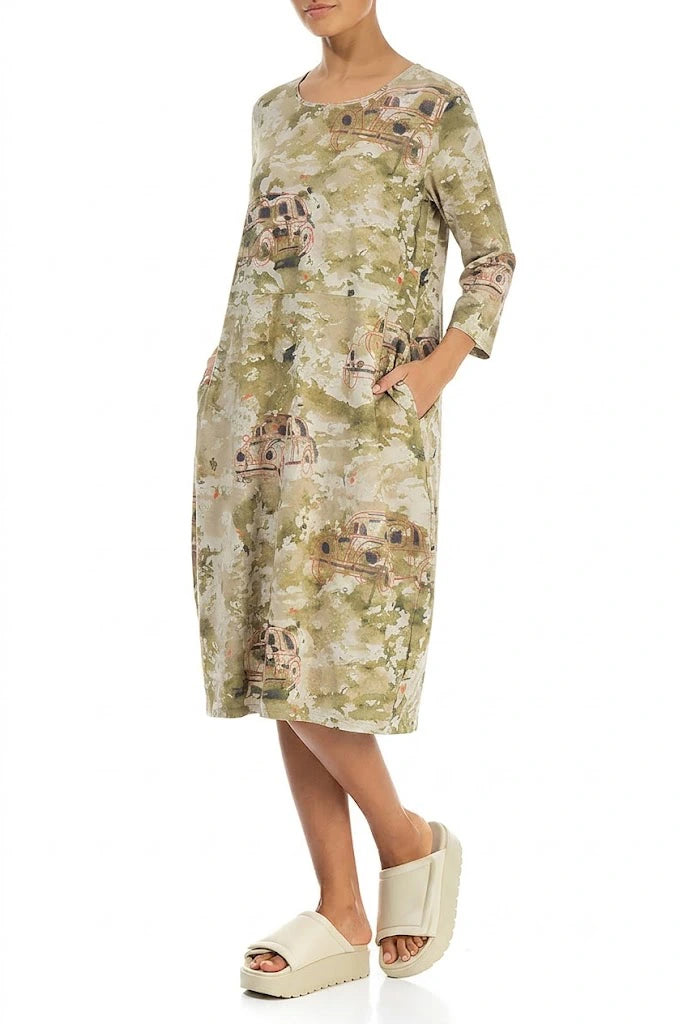 Balloon Retro Cotton Dress
