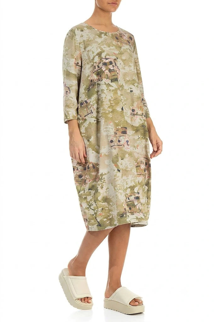 Balloon Retro Cotton Dress
